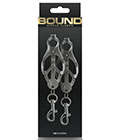 Bound  Nipple Clamps C3 Gunmetal