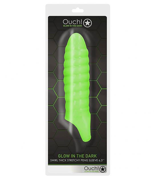 Ouch - Swirl Thick Sleeve Glow In Dark