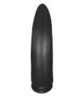 9 Inch Fantasy Tongue Dildo Black