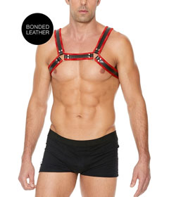 Buckle Bulldog Harness L XL Red