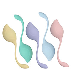 Loveline - PelviFit Stem Kegel Kit Multiweight - Multicolor