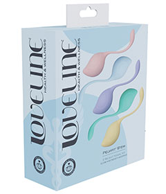 Loveline - PelviFit Stem Kegel Kit Multiweight - Multicolor