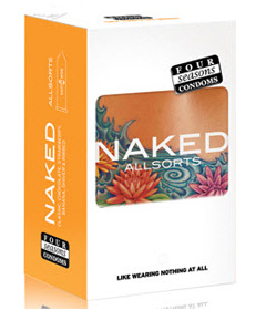 Four Seasons Naked All Sorts Condoms 6pk