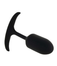 Premium Silicone Weighted Anal Plug - Small