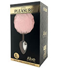 Alive  Metal Fluffy Plug Pink L
