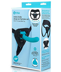 b-Vibe Beginners Strap-on Harness 6 In Dong
