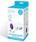 Glas 3.5in Bling Butt Plug