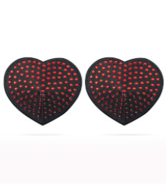 Reusable Red Diamond Heart Pasties