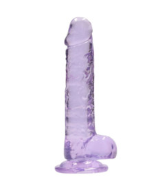 Realrock Crystal Clear 8Inch Purple