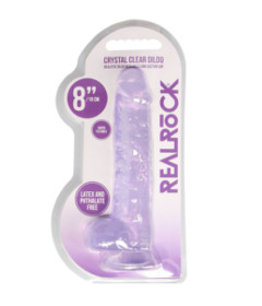 Realrock Crystal Clear 8Inch Purple