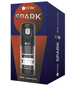 Svibe Ikon Spark Masturbator Transparent Black