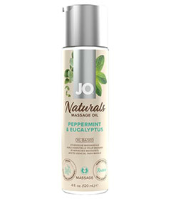 JO Massage Oil 120ml - Peppermint + Eucalyptus